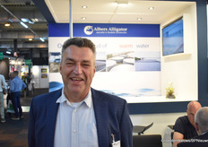 Fred Deijs, Albers Alligator, was there to talk to everyone despite his jet lag.                     